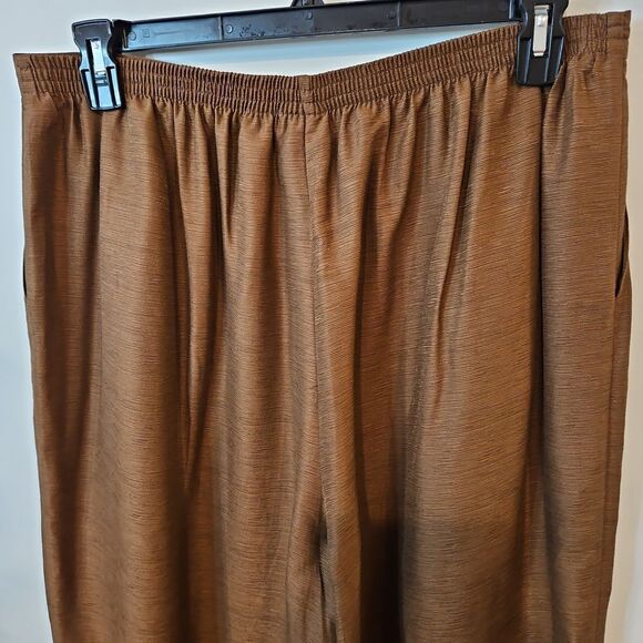 🌹Alfred Dunner Carmel Color Dress Pants sz 18 - Picture 9 of 10